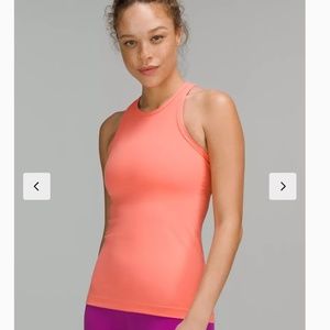 LuluLemon Raspberry Cream Align Tank Top, Size 6